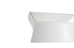 Tringle déco Rail PVC avec profil de décoration blanc 120cm