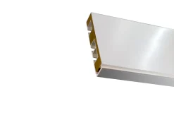Tringle déco Rail PVC blanc 3 voies de 180cm