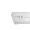 Tringle déco Rail PVC blanc 1 voie de 120cm