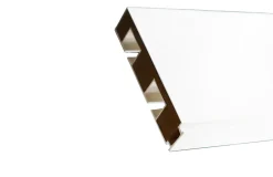 Tringle déco Rail PVC blanc 2 voies de 180cm