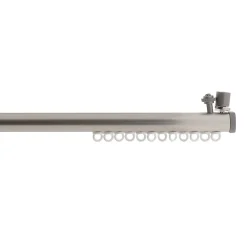 Tringle de porte ajustable en métal (1m20 - Gris)