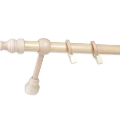 Tringle En Bois diam 28 Mm Pin Simple 120 Cm