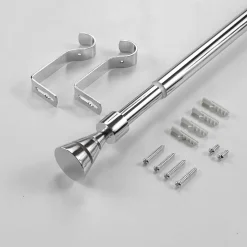 Tringle en kit complet (120-210 cm - Gris)