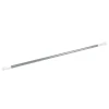 Tringle extensible aluminium hydro chromé 75,115cm - 75 à 115 cm - Argent