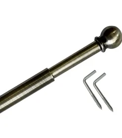 Tringle Extensible Boule diamètre 8 mm - 60 à 100 cm