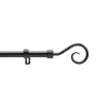 Tringle extensible en kit (120x210 - Noir)