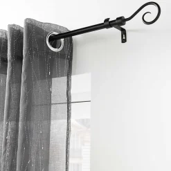 Tringle extensible en kit (120x210 - Noir)