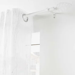 Tringle extensible en kit (120-210 cm - Blanc)