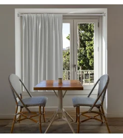 Tringle extensible entre 2 murs sans percage nickel mat - 60 à 90 cm - Nickel mat