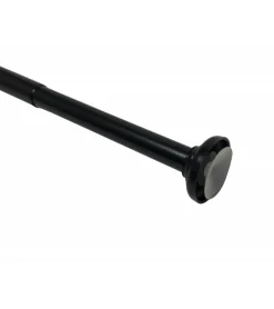Tringle extensible entre 2 murs sans percage Noir - 60 à 90 cm - Noir