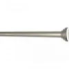 Tringle extensible entre 2 murs sans percage nickel mat - 140 à 260 cm - Nickel mat
