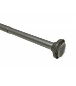 Tringle extensible entre 2 murs sans percage nickel mat - 140 à 260 cm - Nickel mat