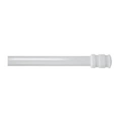 Tringle Extensible Ovale "Nopo" 80-140cm Blanc