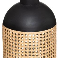 Vase - Arbela - métal - noir - H60 - 5 cm - Atmosphera