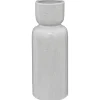 Vase - céramique - blanc - H29 cm - Atmosphera