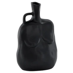 Vase Buste en Céramique "Conta" 25cm Noir