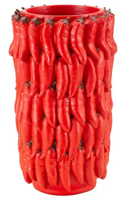 Vase Chili Design épicé et moderne Diamètre 20 x 34 cm