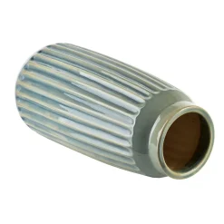 Vase Céramique ARINA LIGHT 16x16x35,5 cm Beige 1 pièce