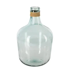Vase Dame Jeanne - verre - transparent - H43 cm - Atmosphera