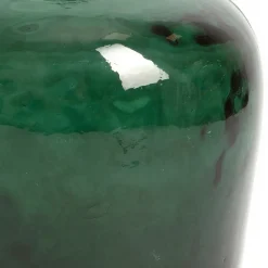 Vase décoratif en verre recyclé Jeanne vert 10L - l.24 x H.40 x Ø24 cm