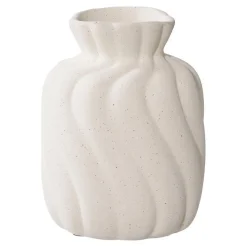 Vase Décoratif Varese, Blanc, Céramique, 11x10,5x15 cm, Seven Design