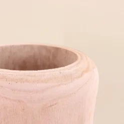 Vase en bois brut 48cm, Dakar - Ornami