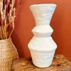 Vase en céramique blanche organique - Opjet Paris