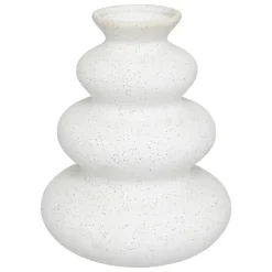 Vase en céramique H20cm blanc - Atmosphera