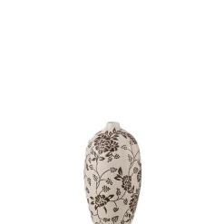 Vase en céramique multicouleur 13.5x13.5x24 cm