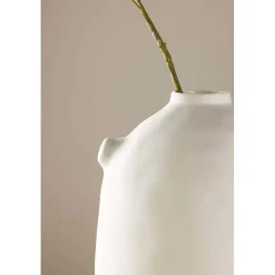 Vase en grès Madi Blanc cassé - Type: Vase & soliflore