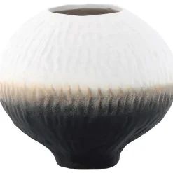 Vase en grès Pane 24x21 cm - Beige