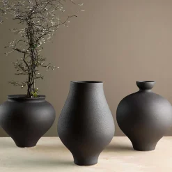 Vase en grès Rellis 10x24 cm - Type: Vase & soliflore
