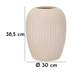 Vase en magnésie Mist 30x38.5 cm