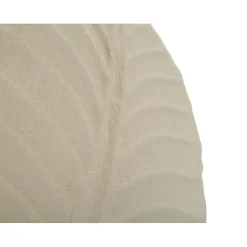 Vase en métal beige 32.5x13 cm