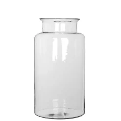Vase en verre cadre noir Mathew ø19 x h.35 cm