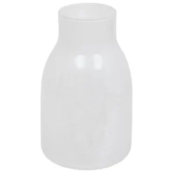 Vase en verre Dola H25cm blanc - Atmosphera