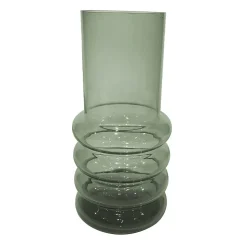 Vase en verre Lilea Ornami l.15 x H.30 cm vert