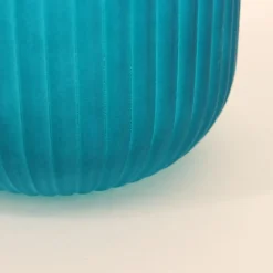 Vase en verre strié 30x15cm, Tanis