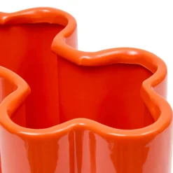 Vase Flow orange H17,2cm - Atmosphera