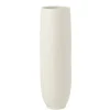 Vase long en céramique blanc 23x23x92 cm