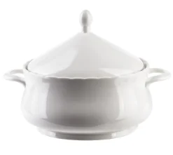 Vase Porcelaine BASIC Vase 1.9L 28x21x20cm Blanc 1 pièce