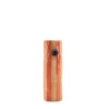 Vase rayures et perles rayé orange 20cm