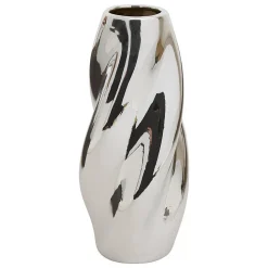 Vase Sky argent H28,5cm - Atmosphera