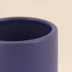 Vase tube rond 20cm, Tinien - Ornami