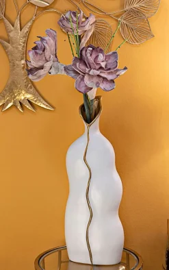 Vase Uma Design minimaliste Dimensions 19,5x10x50 cm