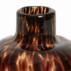 Vase verre Sauvage motif léopard Ø12 x H.19 cm JBY creation