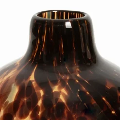 Vase verre Sauvage motif léopard Ø16 x H.26 cm JBY creation