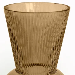 Vase verre Thelma coloris marron curry Ø13,7 x H.26,6cm JBY creation