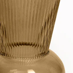 Vase verre Thelma coloris marron curry Ø13,7 x H.26,6cm JBY creation
