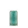 Vase verre vintage géométrique h28cm